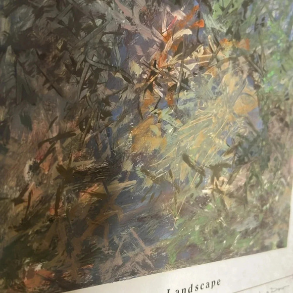 Richard La Dow Vintage Signed Original Painting Stamp Art signed Framed - Picture 6 of 6